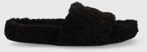 Papuče Polo Ralph Lauren Elenore čierna farba, FLF5313ARL
