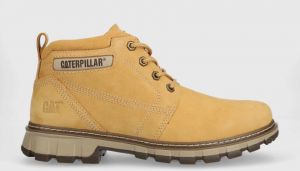 Semišové členkové topánky Caterpillar GOLD RUSH pánske, hnedá farba, P723788