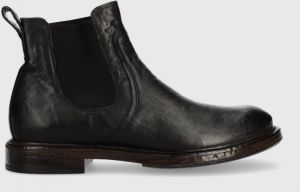 Kožené topánky chelsea Charles Footwear James pánske, čierna farba, James.Boots.Black