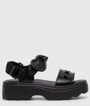 Sandále Melissa MELISSA KICK OFF HOT AD dámske, čierna farba, na platforme, M.33950.T980