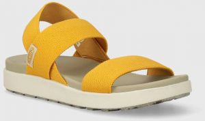 Sandále Keen dámske, žltá farba