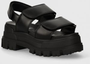 Sandále Buffalo Aspha Snd dámske, čierna farba, na platforme, 1601258.BLK