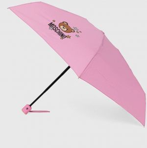 Dáždnik Moschino ružová farba, 8211