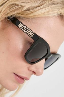 Slnečné okuliare Moschino dámske, čierna farba, MOS156/S