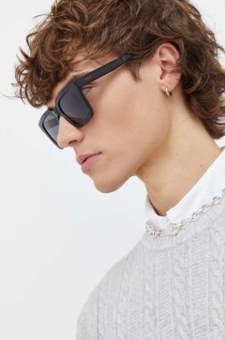 Slnečné okuliare HUGO pánske, čierna farba, HG 1259/S