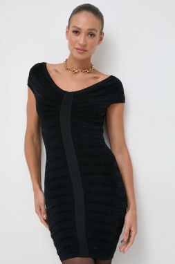 Šaty Marciano Guess PORSHA čierna farba, mini, priliehavá, 4RGK65 5806Z
