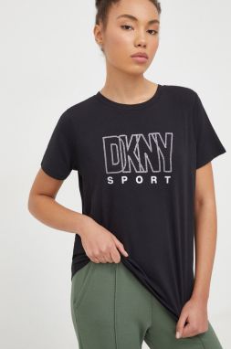 Tričko Dkny dámsky, čierna farba, DP3T9768