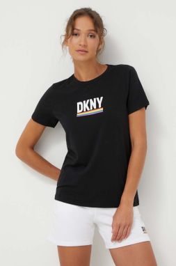 Tričko Dkny dámsky, čierna farba, DP3T9659