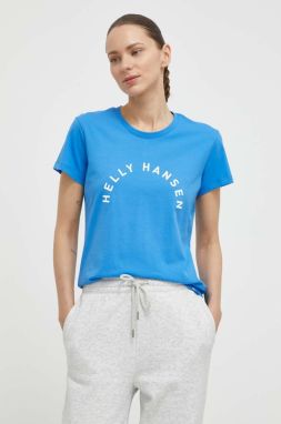 Bavlnené tričko Helly Hansen dámsky
