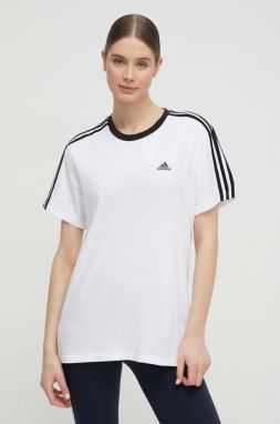 Bavlnené tričko adidas biela farba, H10201