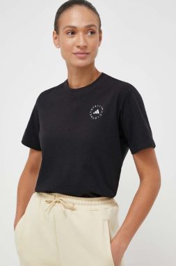 Tričko adidas by Stella McCartney dámsky, čierna farba, HR9170