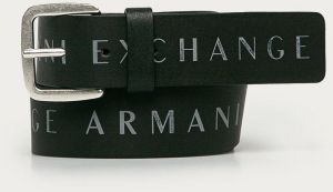 Armani Exchange - Kožený opasok 951185 CC529 NOS