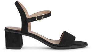 Sandále Geox Aurely 50 dámske, čierna farba, na podpätku, D25RXB00021C8182