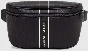 Ľadvinka Armani Exchange čierna farba, 952398 CC831