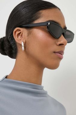 Slnečné okuliare Saint Laurent dámske, čierna farba, SL 634 NOVA