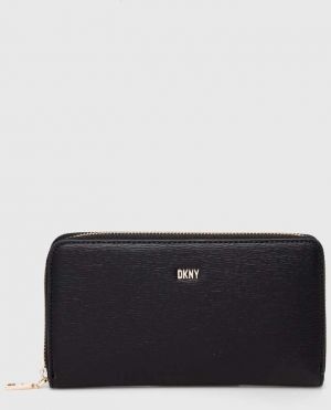 Peňaženka Dkny dámska, čierna farba, R4113C85