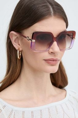 Slnečné okuliare Furla dámske, fialová farba, SFU712_5406B1