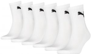 Blancheporte Sada 6 párov polo ponožiek Short Crew, bielej alebo čiernej 