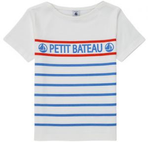 Tričká s krátkym rukávom Petit Bateau  BLEU