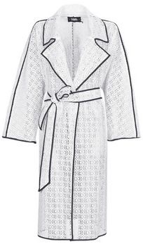 Kabátiky Trenchcoat Karl Lagerfeld  KL EMBROIDERED LACE COAT