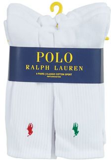 Športové ponožky Polo Ralph Lauren  ASX110 6 PACK COTTON