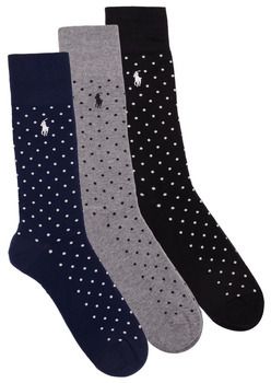 Ponožky Polo Ralph Lauren  86255PK-3PK DOT-CREW SOCK-3 PACK