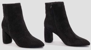 Členkové topánky na opätku: čierna