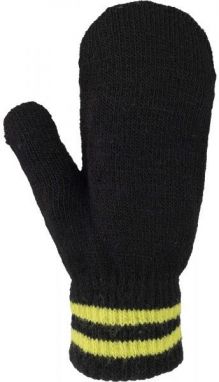 Lewro NDIDI Detské pletené rukavice, čierna, veľkosť