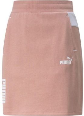 Puma POWE COLORBLOCK SKIRT Dámska sukňa, ružová, veľkosť