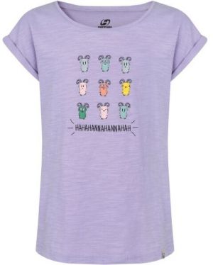Hannah KAIA JR Dievčenské tričko, fialová, veľkosť