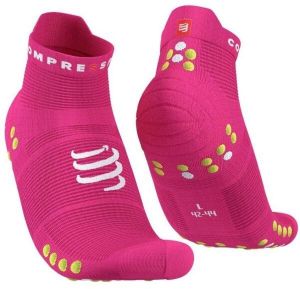 Compressport PRO RACING SOCKS V4.0 RUN Bežecké ponožky, ružová, veľkosť