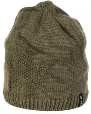 Finmark FC2230 Dámska zimná pletená čiapka, khaki, veľkosť