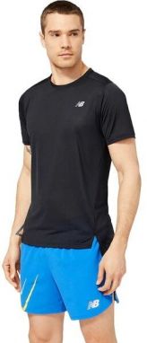 New Balance ACCELERATE SHORT SLEEVE Pánske športové tričko, čierna, veľkosť