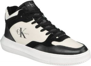 Calvin Klein CHUNKY MID CUPSOLE COUI LTH Pánska voľnočasová obuv, čierna, veľkosť