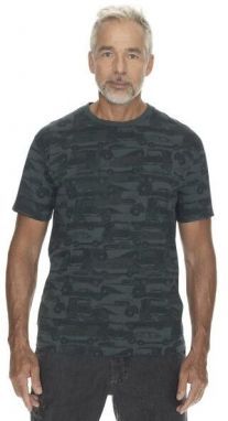 BUSHMAN COOBER Pánske tričko, tmavo zelená, veľkosť