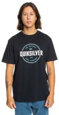 Quiksilver CIRCLE UP Pánske tričko, čierna, veľkosť