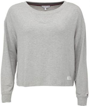 Tommy Hilfiger LS TOP BOAT NECK Dámske tričko, sivá, veľkosť