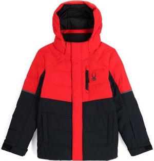 Spyder IMPULSE Chlapčenská  lyžiarska bunda, červená, veľkosť