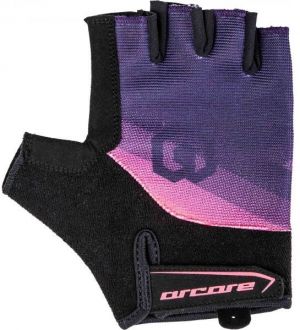 Arcore RACER Krátkoprsté cyklistické rukavice, fialová, veľkosť