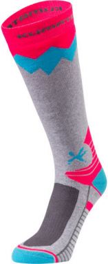 Klimatex TOLI Detské lyžiarske ponožky, sivá, veľkosť
