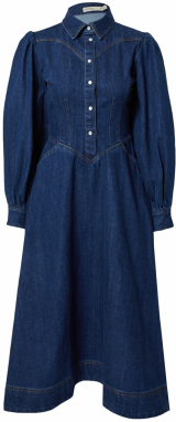 Oasis Košeľové šaty  modrá denim