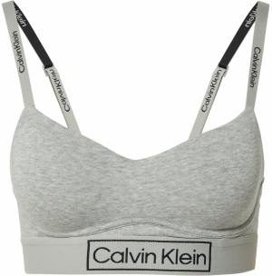 Calvin Klein Underwear Podprsenka  sivá melírovaná / čierna