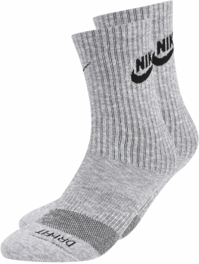 Nike Sportswear Ponožky  sivá / čierna
