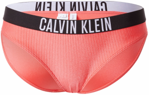 Calvin Klein Swimwear Bikinové nohavičky 'Intense Power'  koralová / čierna / biela