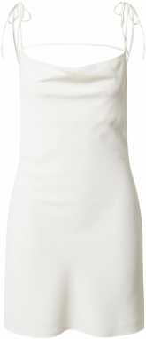 Abercrombie & Fitch Kokteilové šaty  biela