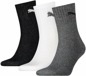 PUMA Ponožky  tmavosivá / čierna / biela
