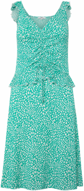 Dorothy Perkins Petite Letné šaty  zelená / biela