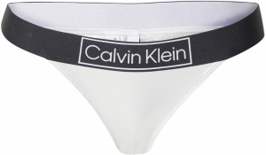Calvin Klein Swimwear Bikinové nohavičky  sivá / čierna / biela