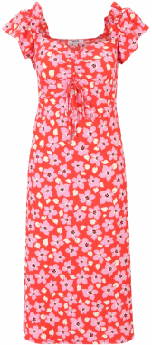 Dorothy Perkins Petite Letné šaty  krémová / ružová / červená