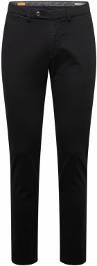 bugatti Chino nohavice  sivá / čierna